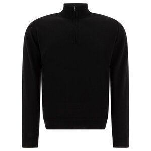 John Smedley Merino Wool Tapton Half-Zip Sweater Tag Size M Men